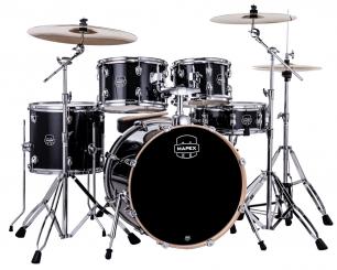 Mapex Venus Fusion in Black Galaxy Sparkle #VH mit Mapex Beckenset 