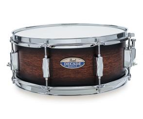 Pearl Snaredrum Decade Maple 14" x 5,5" in Satin Brown Burst 