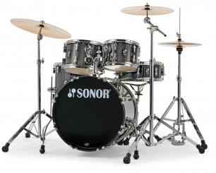 Sonor AQX Studio Drumset in Black Midnight Sparkle (BMS) 