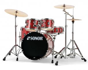 Sonor AQX Studio Drumset in Red Moon Sparkle (RMS) 