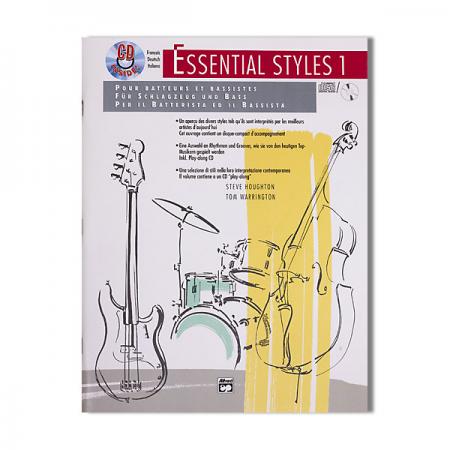 Steve Houghton Essential Styles for the Drummer and Bass. Book 1 