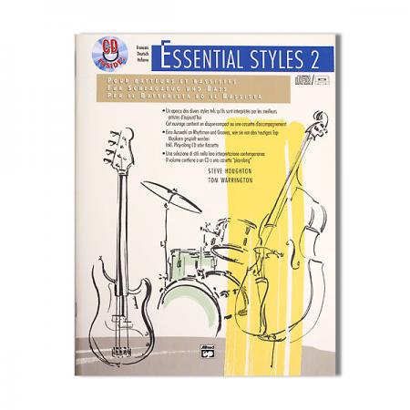 Steve Houghton Essential Styles for the Drummer and Bass. Book 2 