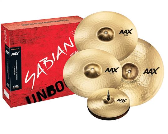 Sabian AAX Promotional Set mit extra 18“ Thin Crash 