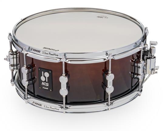 Sonor 14" x 6" AQ2 Snaredrum / Brown Fade 